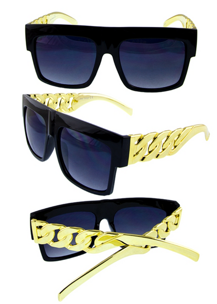 Gold Chain Stunna Glasses