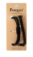 Men's Parquet Beaded Bracelet