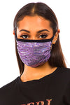 Purple Shimmer Face Mask