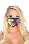 Splash Tie Dye Face Mask