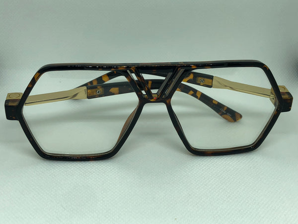 Men's or Women’s Hexagonal Frame Glasses