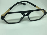 Men's or Women’s Hexagonal Frame Glasses