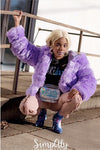 Bubble Faux Fur Coat