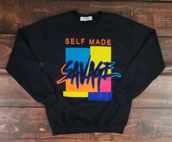 Neon Self Made Sweatshirt