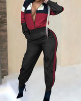 Color Block Runway Jumpsuit