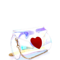 Patched Heart Purse