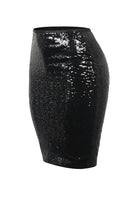 Black Sequin Skirt
