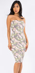 Camo Bae Tube Dress