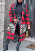 Plaid Sistah Trench Coat