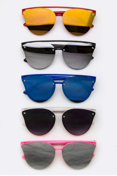 Kids' Sleek Aviator Sunglasses