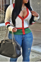 Stripe Kouture Mimic Cardigan
