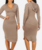 Striped Hoody Dress