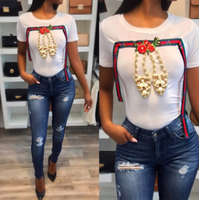 Fancy Pearl Flower Top