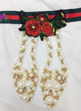 Fancy Pearl Flower Top