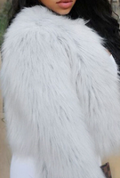 Faux Fur Mini Jacket