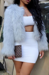 Faux Fur Mini Jacket