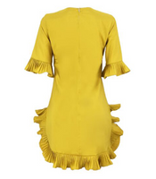 African Ruffle Dress