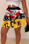 Conversation Piece Pleated Mini-Skirt