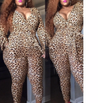 Luscious Leopard Jumpsuit (Plus)