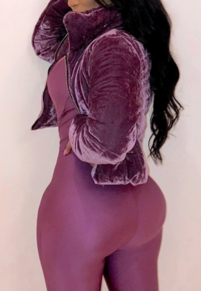 Purple Fluff Jacket