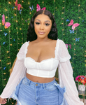 Princess Tie Back Top