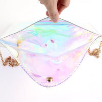 Iridescent Clutch/Cross Body Purse